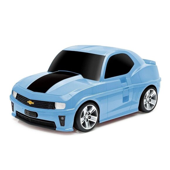 Chevrolet Camaro Kids Suitcase Luggage Blue OS